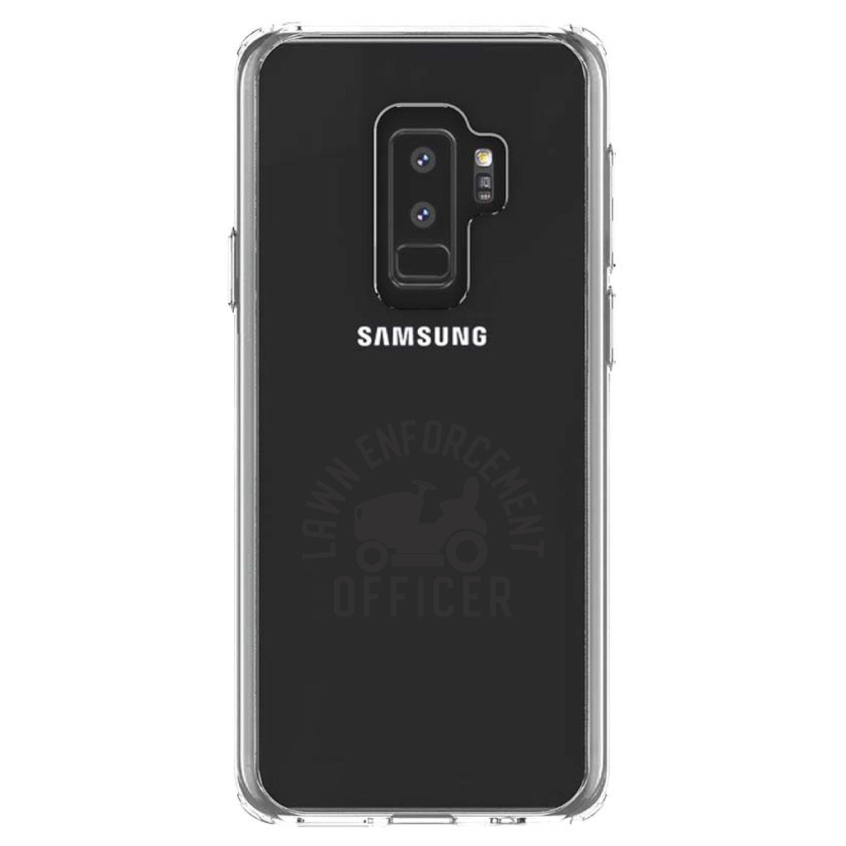 Lawn Enforcement Officer, Lawnmower Clear Shockproof iPhone Case, view 20