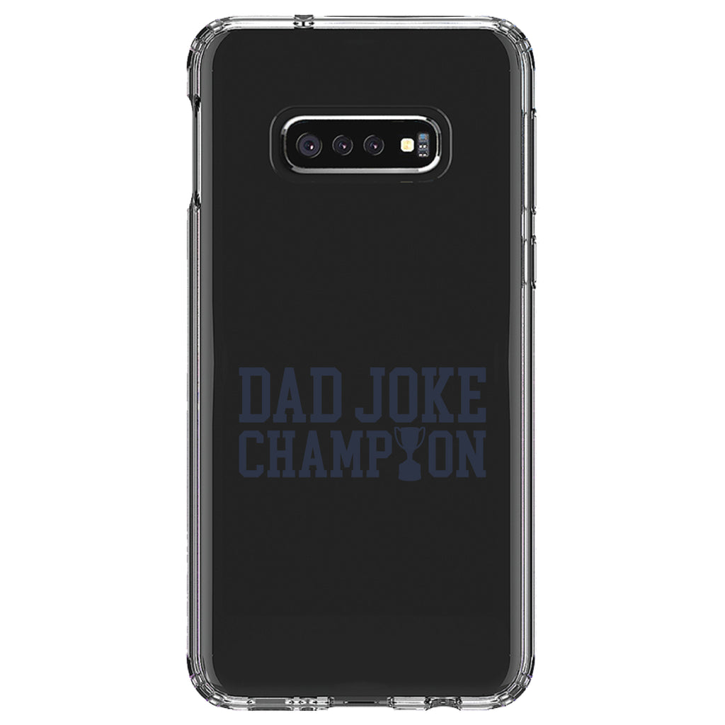 Dad Joke Champion Trophy Clear Shockproof iPhone Case, view 18