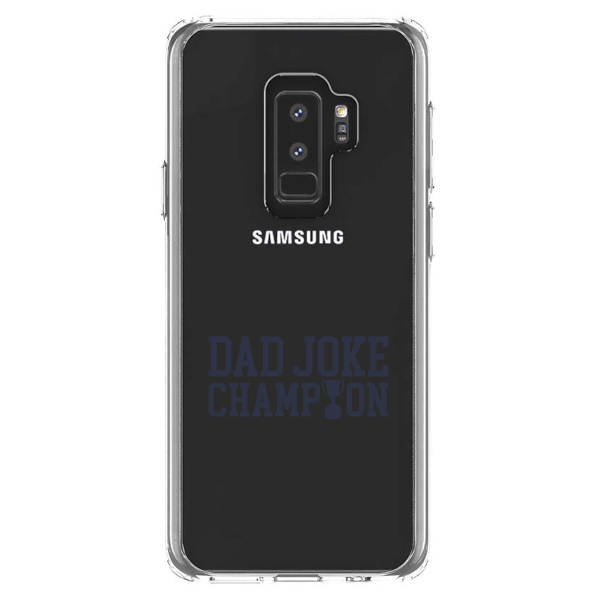 Dad Joke Champion Trophy Clear Shockproof iPhone Case, view 20