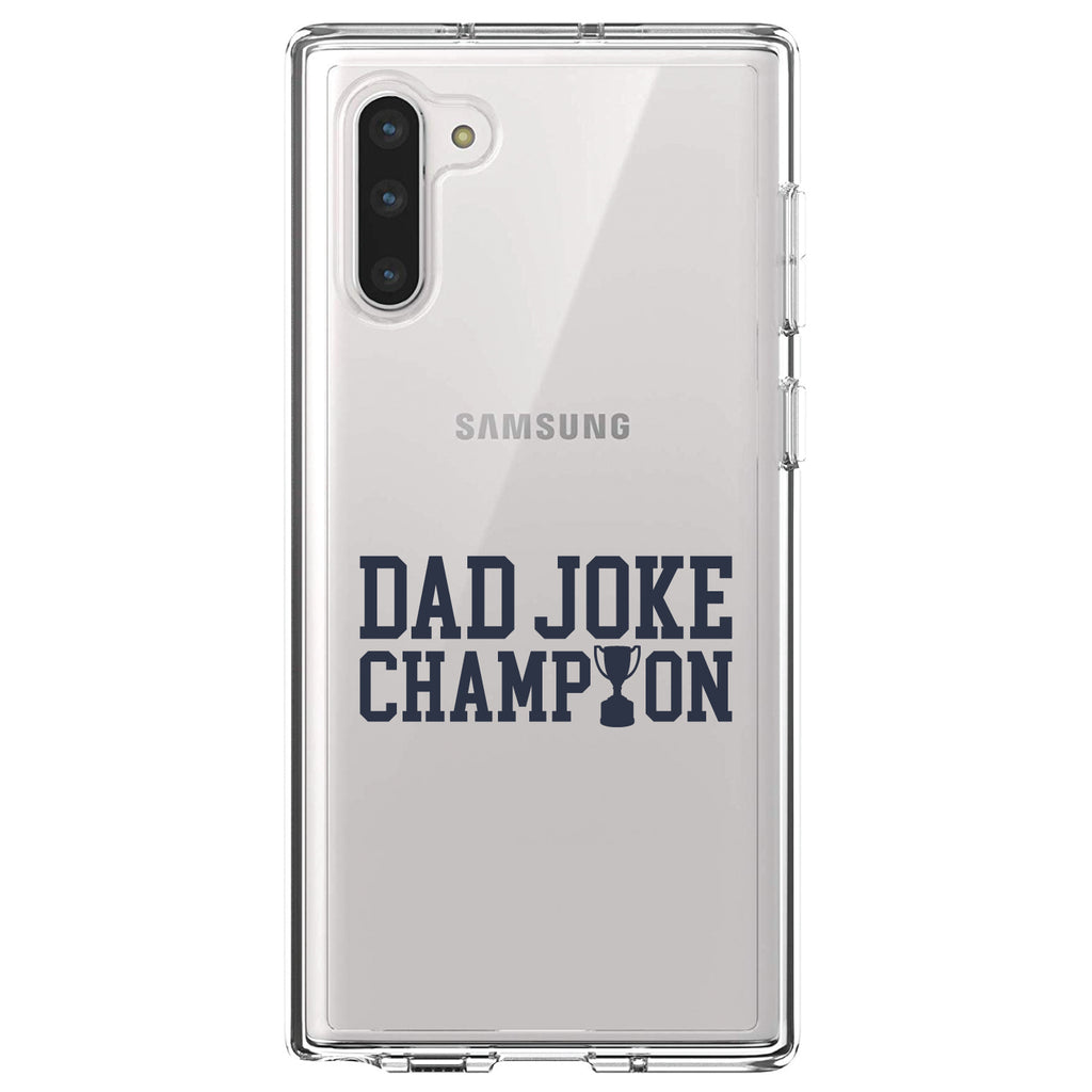 Dad Joke Champion Trophy Clear Shockproof iPhone Case, view 9