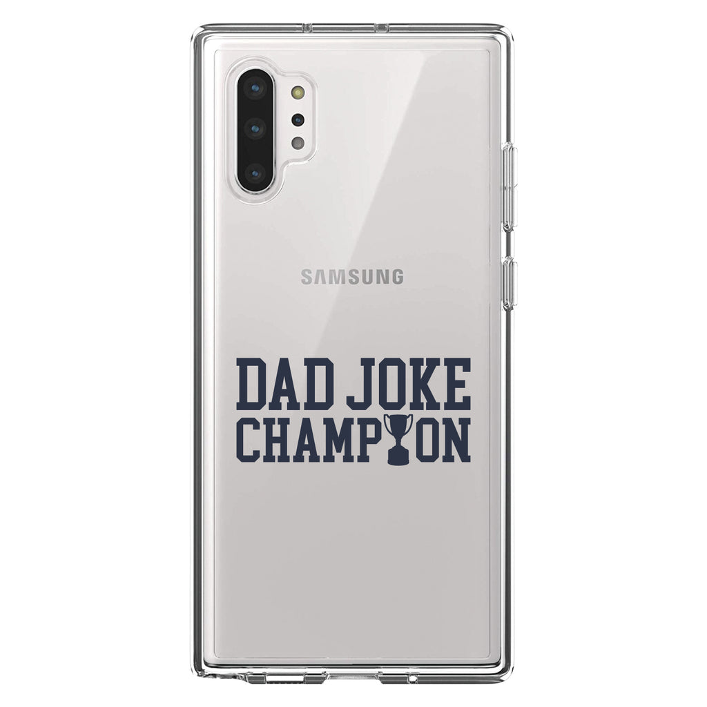 Dad Joke Champion Trophy Clear Shockproof iPhone Case, view 10
