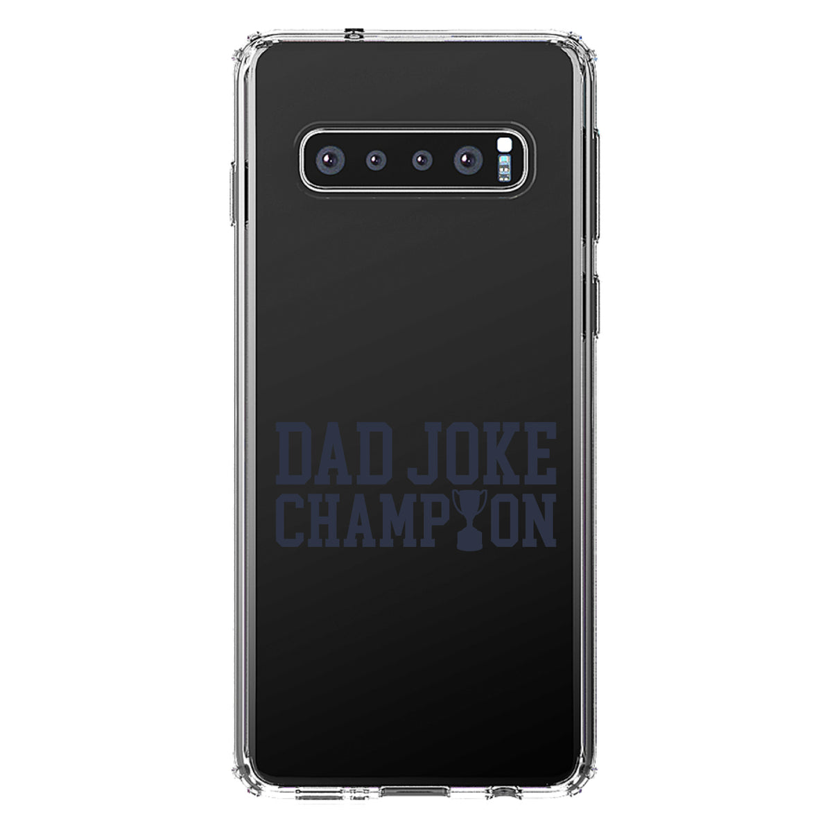 Dad Joke Champion Trophy Clear Shockproof iPhone Case, view 17