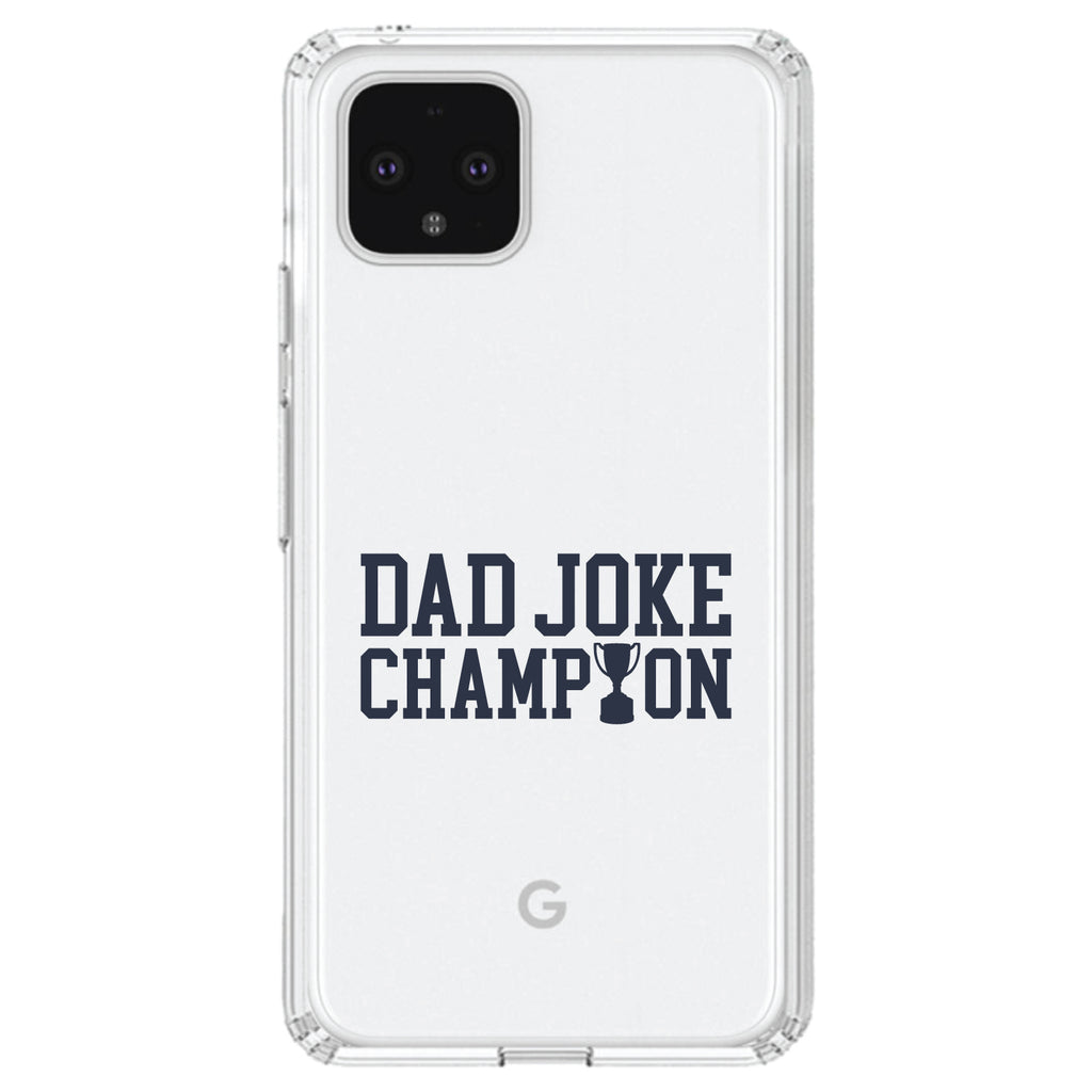 Dad Joke Champion Trophy Clear Shockproof iPhone Case, view 24