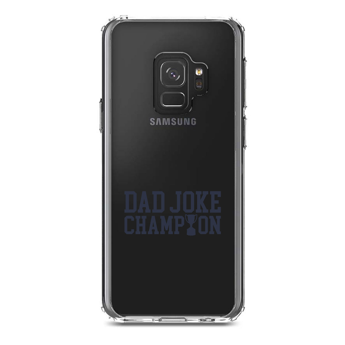 Dad Joke Champion Trophy Clear Shockproof iPhone Case, view 19