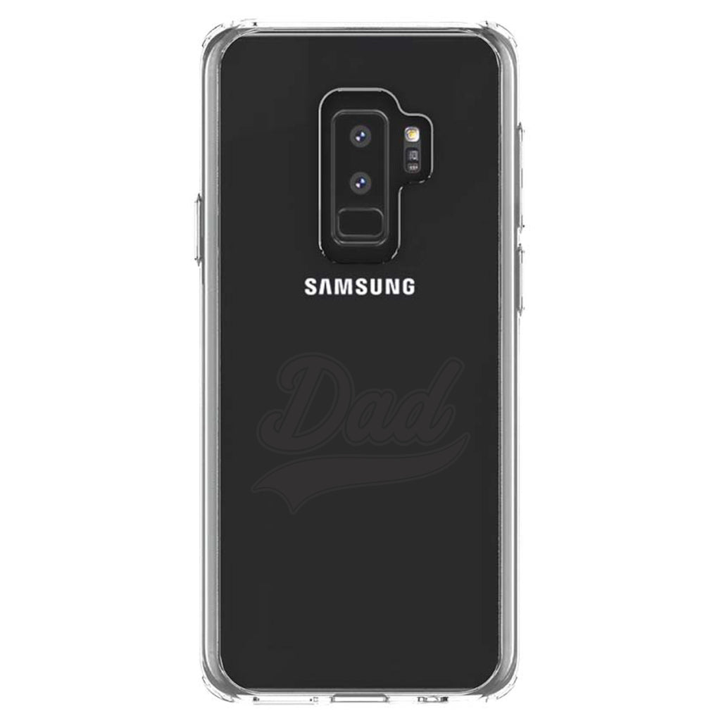 Dad Word Graphic Black Clear Shockproof iPhone Case, view 20