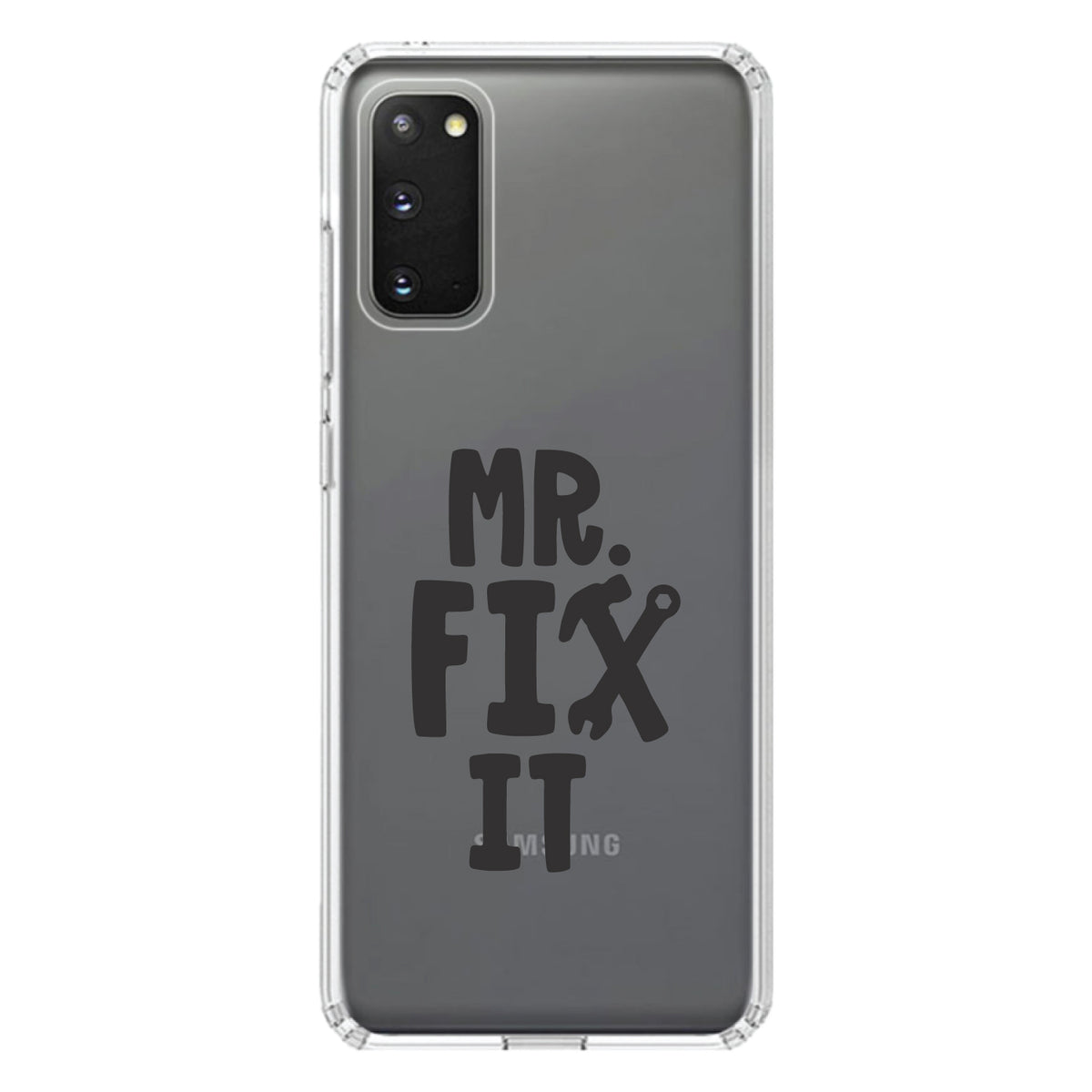 Mr. Fix It Wrench Clear Shockproof iPhone Case, view 14
