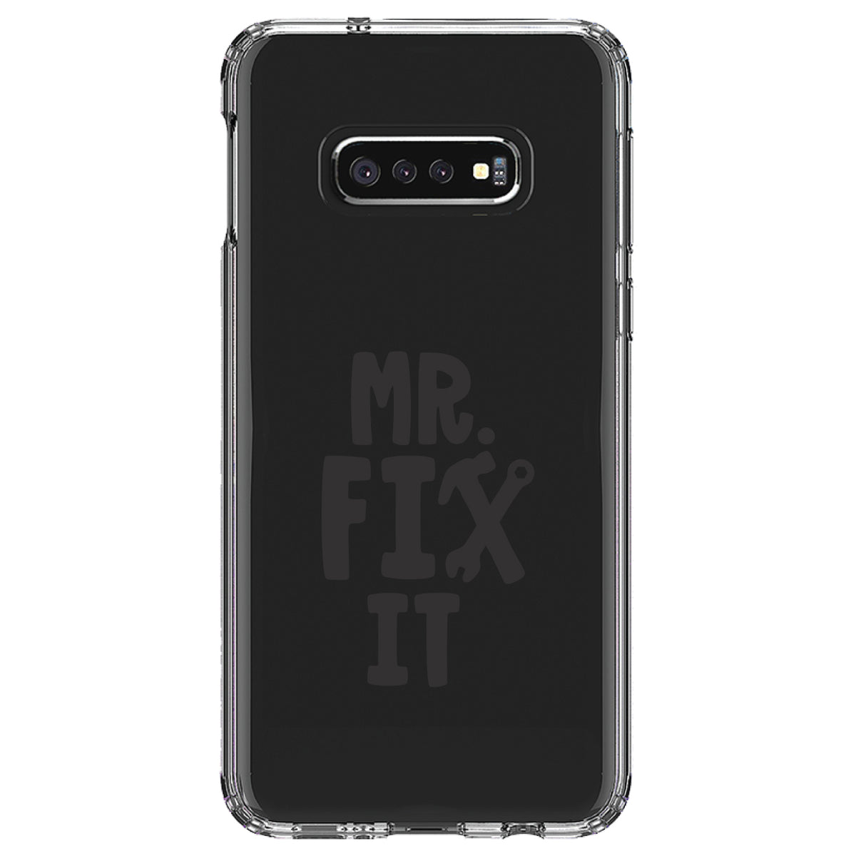 Mr. Fix It Wrench Clear Shockproof iPhone Case, view 18