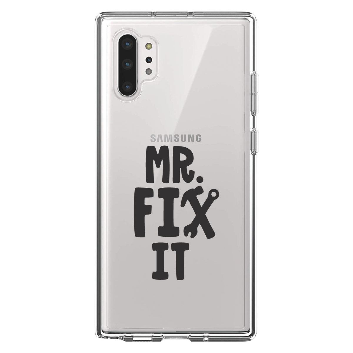 Mr. Fix It Wrench Clear Shockproof iPhone Case, view 10