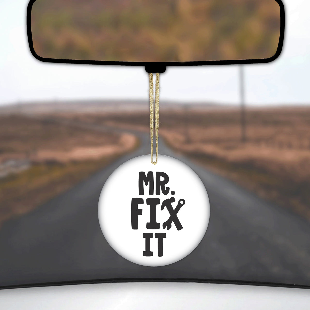 Mr. Fix It Wrench Ceramic Ornament, view 3