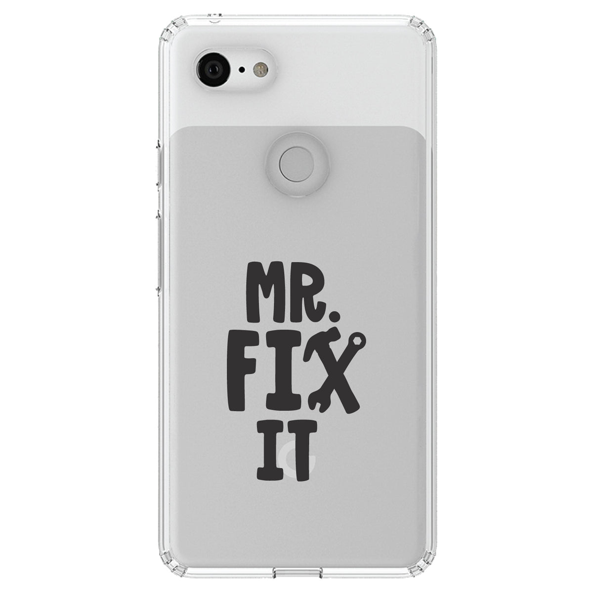 Mr. Fix It Wrench Clear Shockproof iPhone Case, view 21