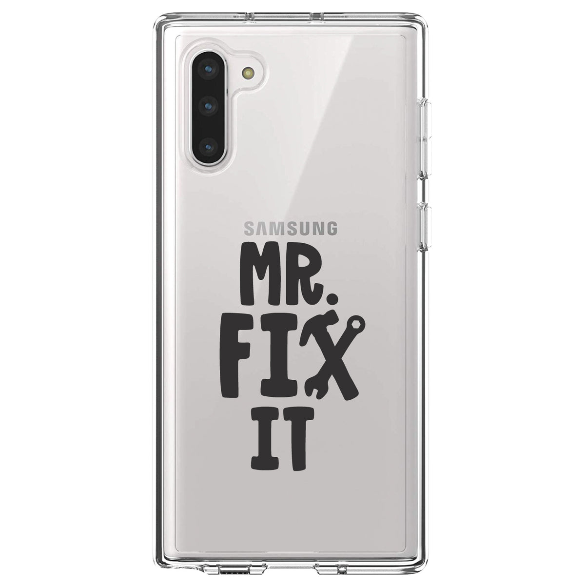 Mr. Fix It Wrench Clear Shockproof iPhone Case, view 9