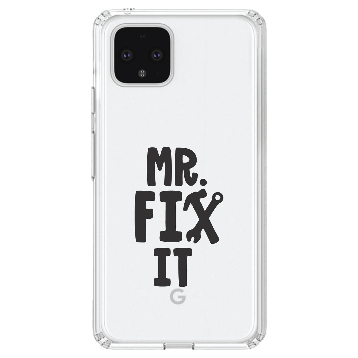 Mr. Fix It Wrench Clear Shockproof iPhone Case, view 23