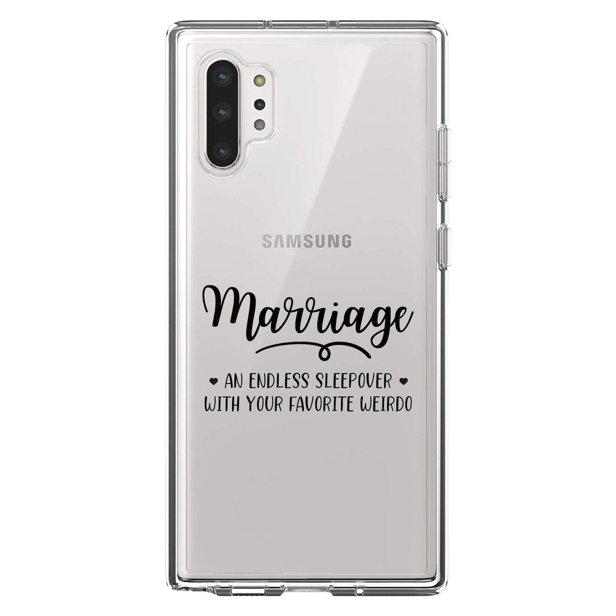 Marriage, Endless Sleepover with Favorite Weirdo Clear Shockproof iPhone Case, view 10