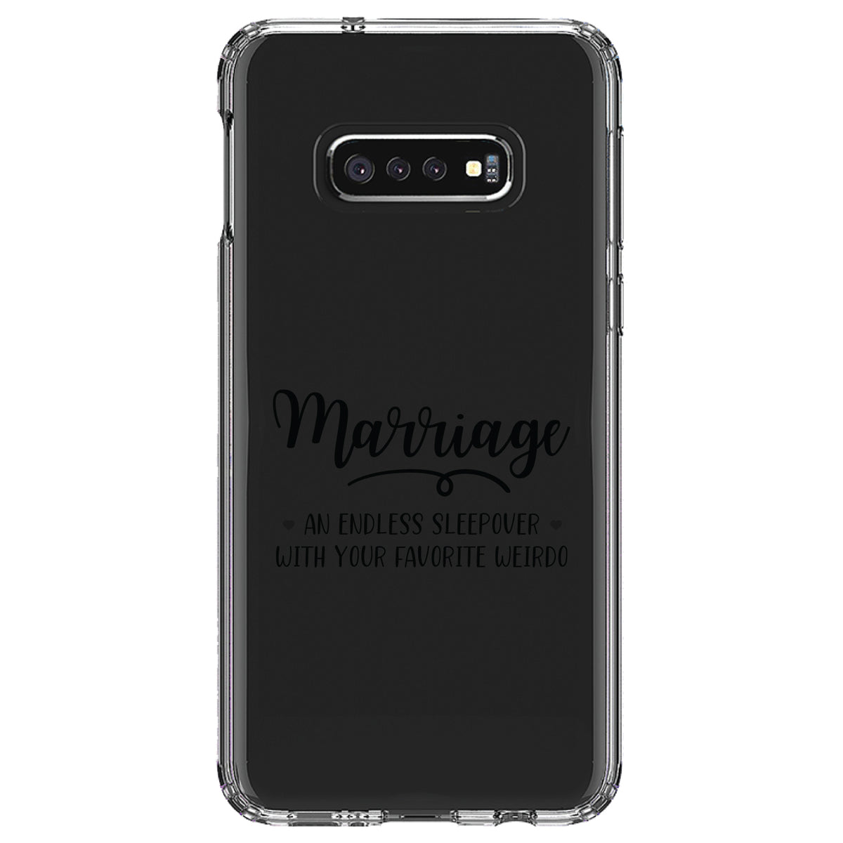 Marriage, Endless Sleepover with Favorite Weirdo Clear Shockproof iPhone Case, view 18