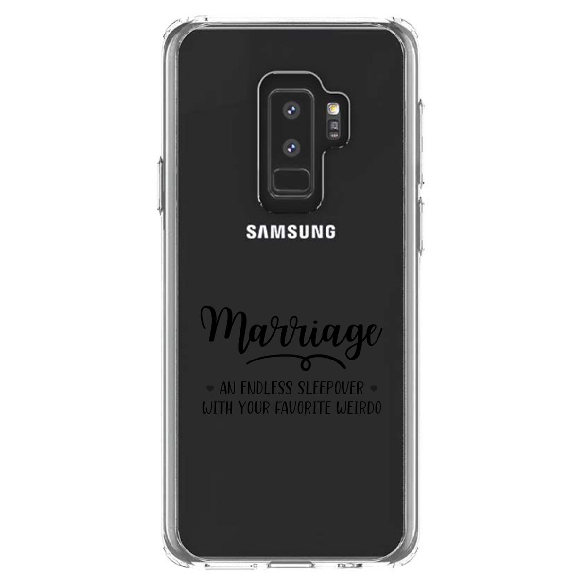 Marriage, Endless Sleepover with Favorite Weirdo Clear Shockproof iPhone Case, view 20