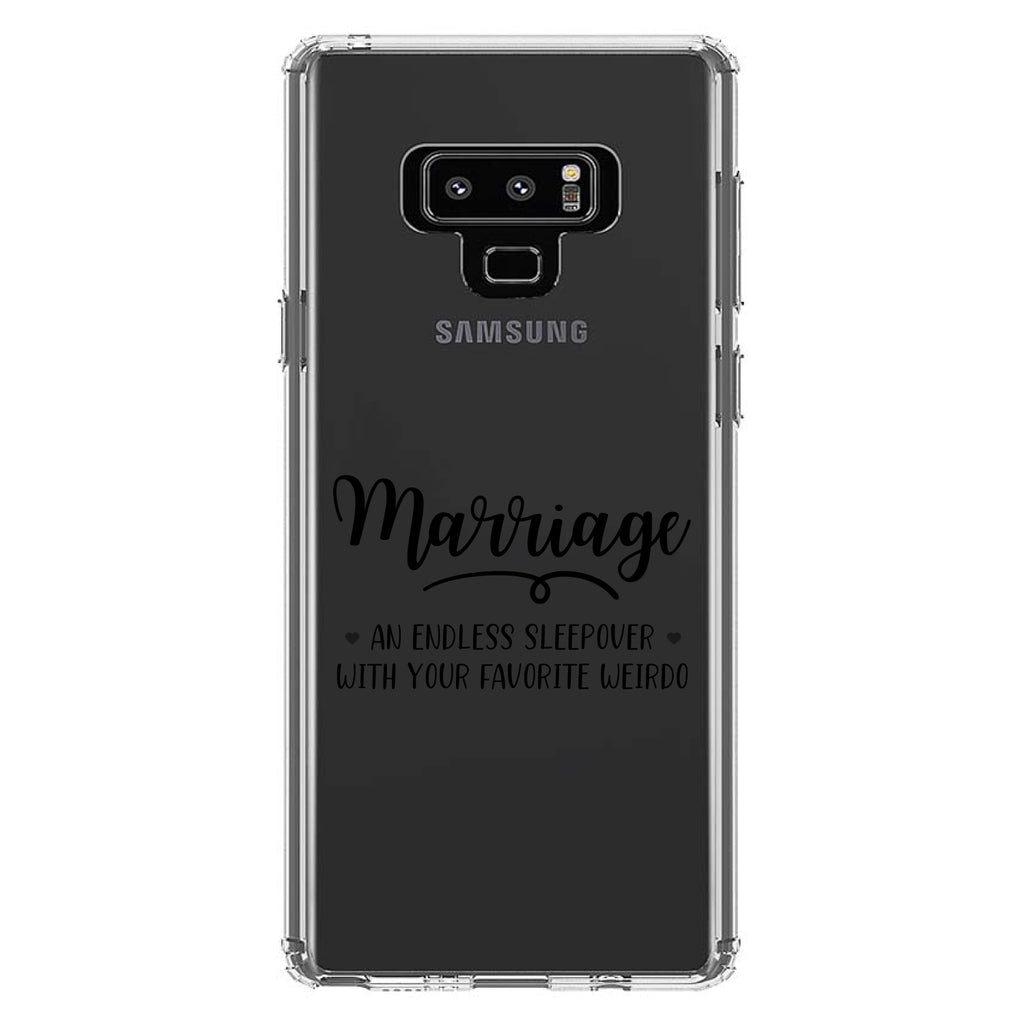 Marriage, Endless Sleepover with Favorite Weirdo Clear Shockproof iPhone Case, view 11