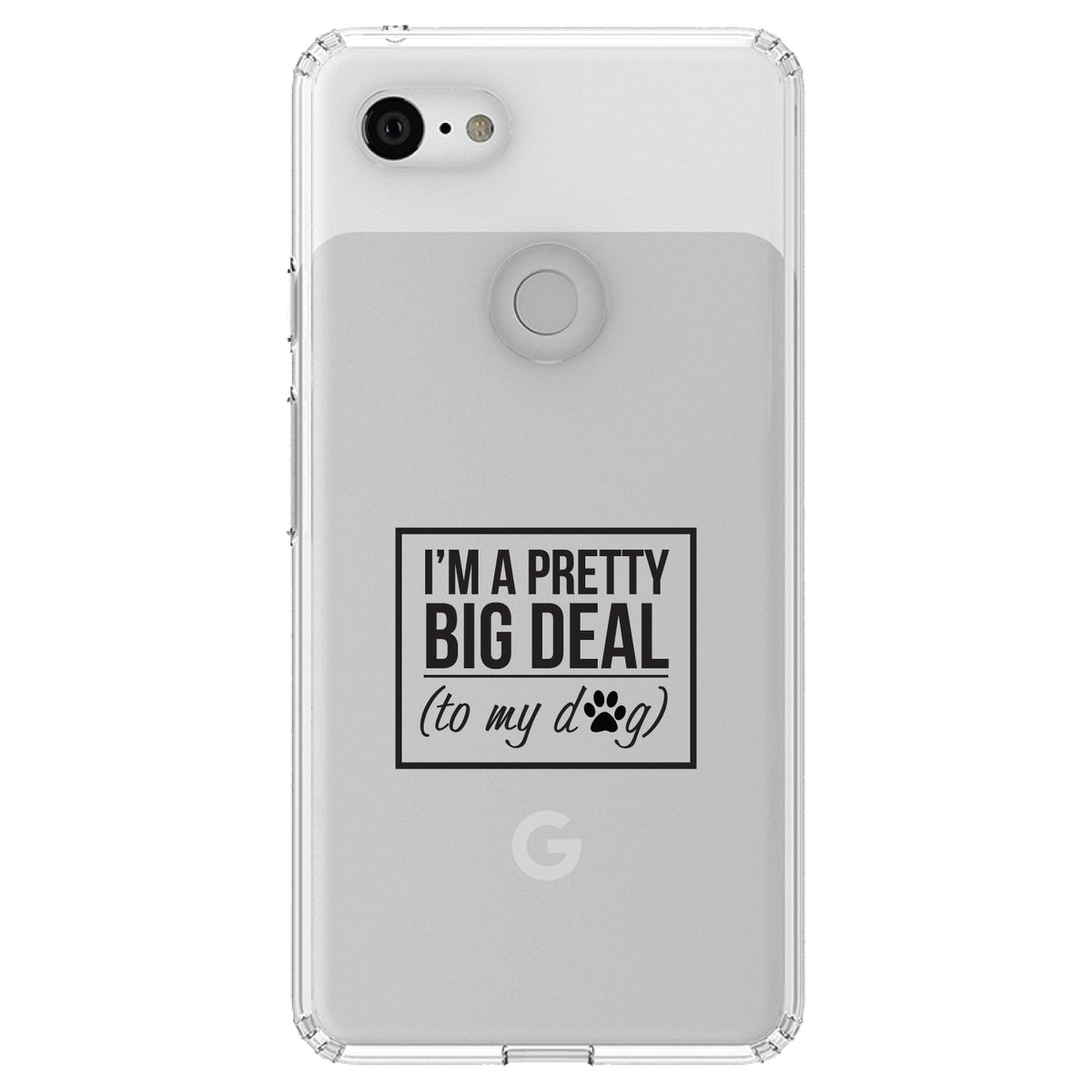 I'm a Pretty Big Deal, To My Dog Clear Shockproof iPhone Case, view 22