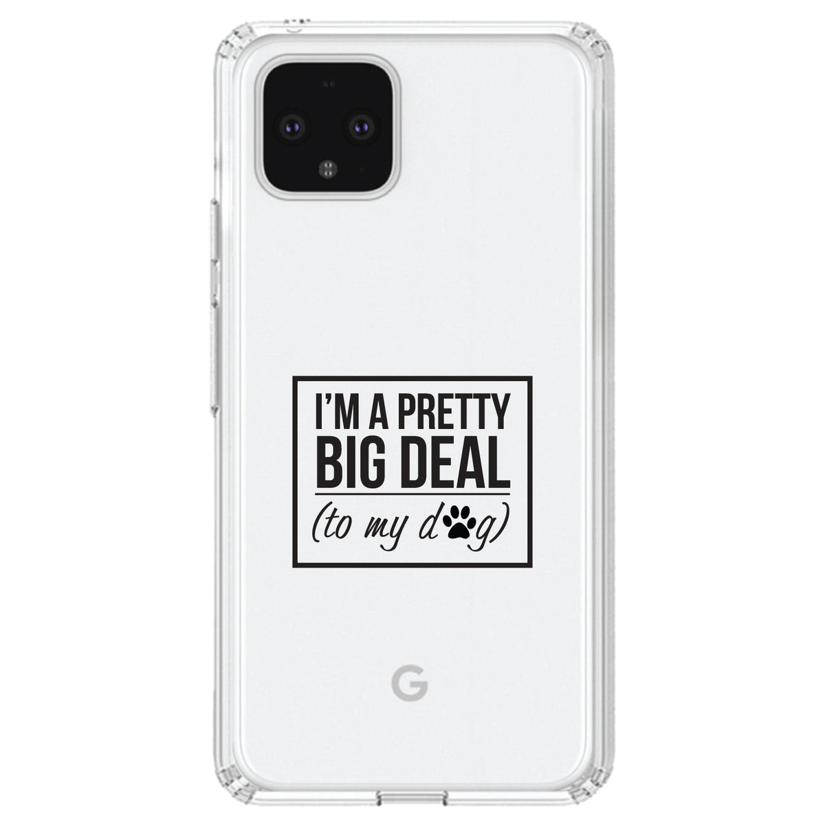 I'm a Pretty Big Deal, To My Dog Clear Shockproof iPhone Case, view 23