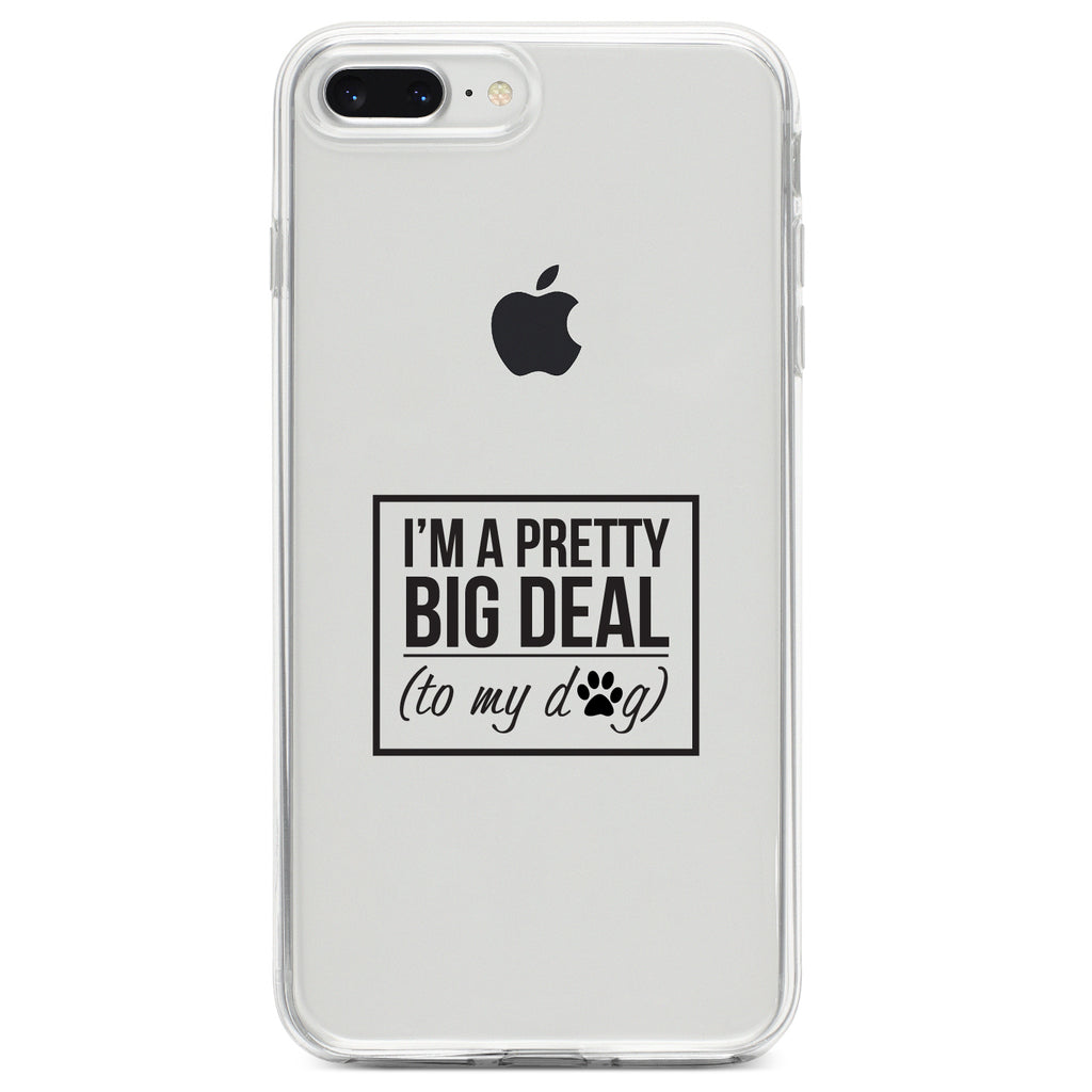 I'm a Pretty Big Deal, To My Dog Clear Shockproof iPhone Case, view 6