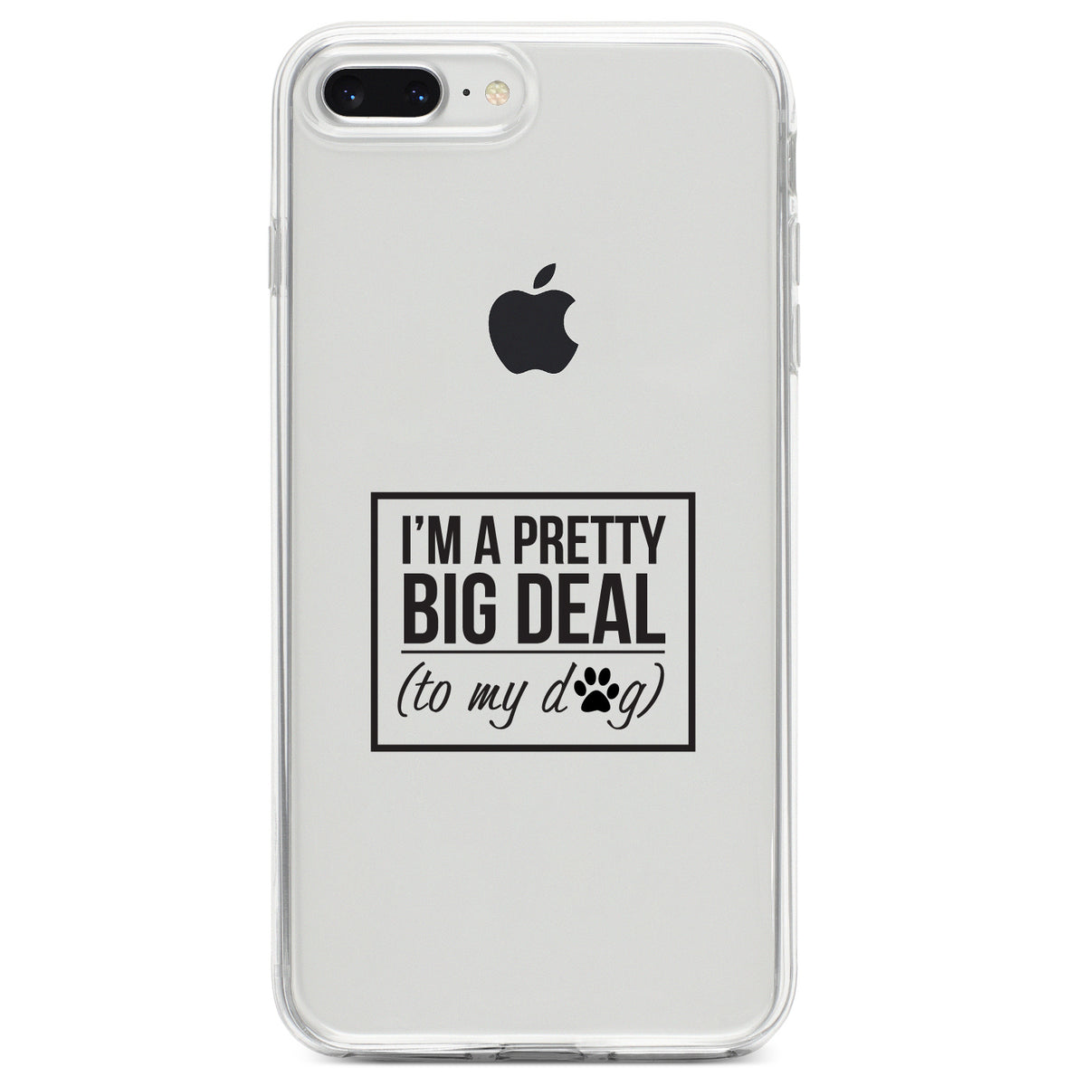 I'm a Pretty Big Deal, To My Dog Clear Shockproof iPhone Case, view 6