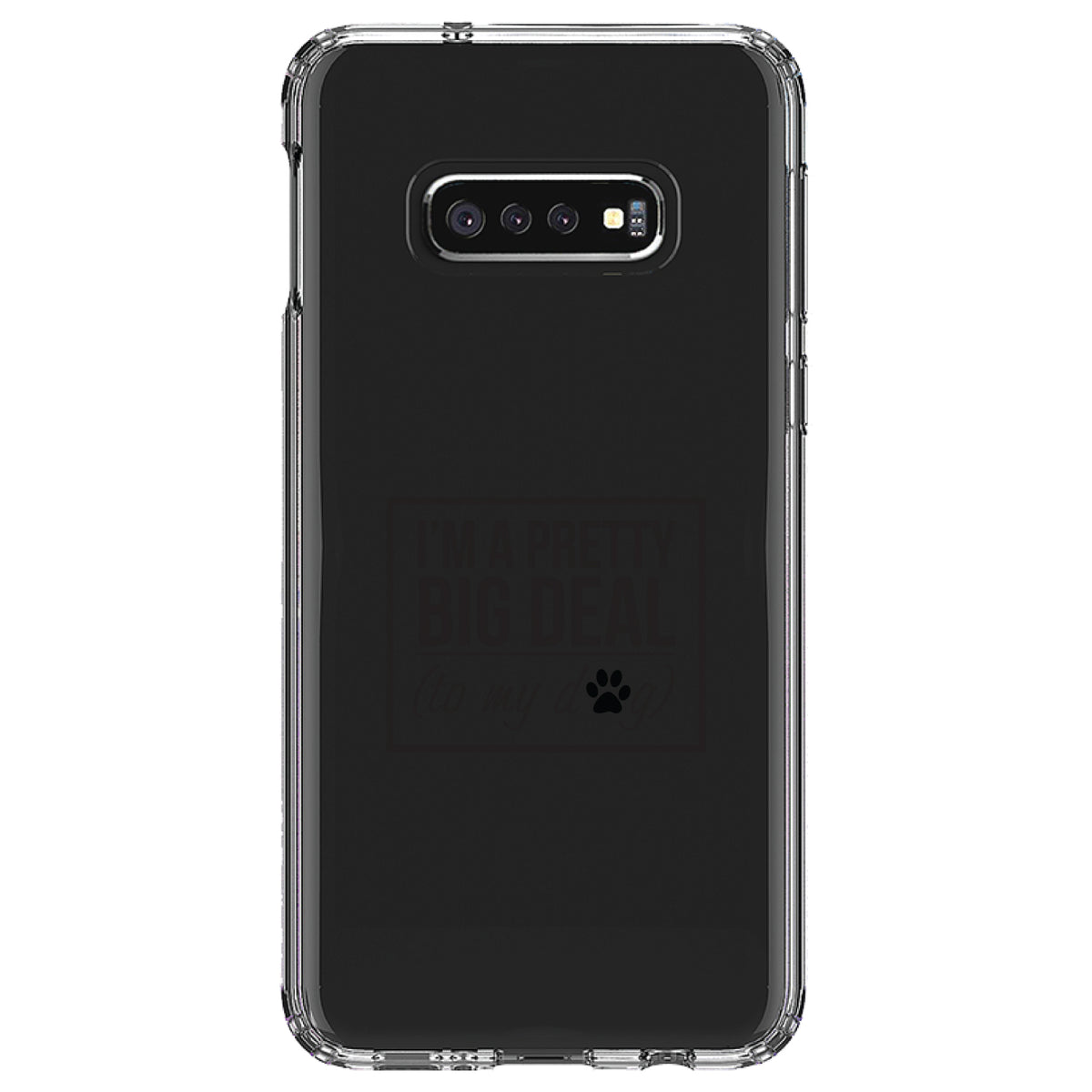 I'm a Pretty Big Deal, To My Dog Clear Shockproof iPhone Case, view 18