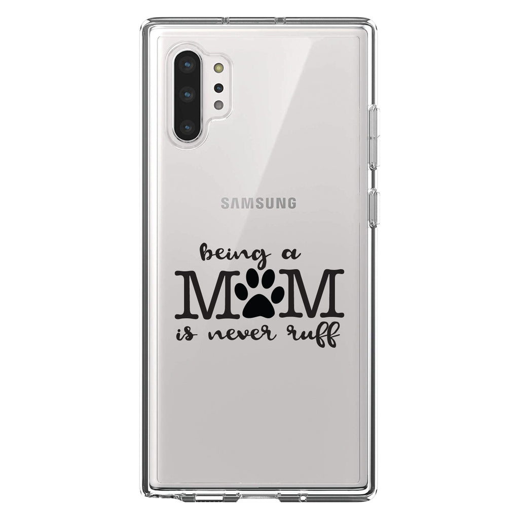Being a Mom is Never Ruff Clear Shockproof iPhone Case, view 10