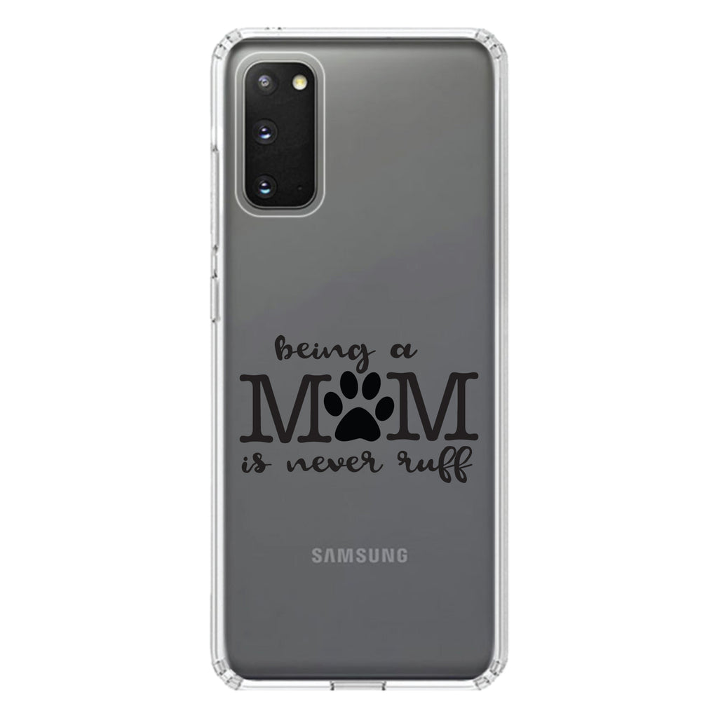Being a Mom is Never Ruff Clear Shockproof iPhone Case, view 13