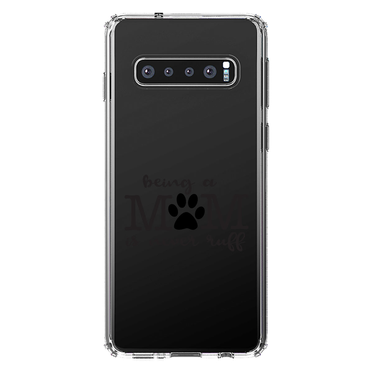 Being a Mom is Never Ruff Clear Shockproof iPhone Case, view 16