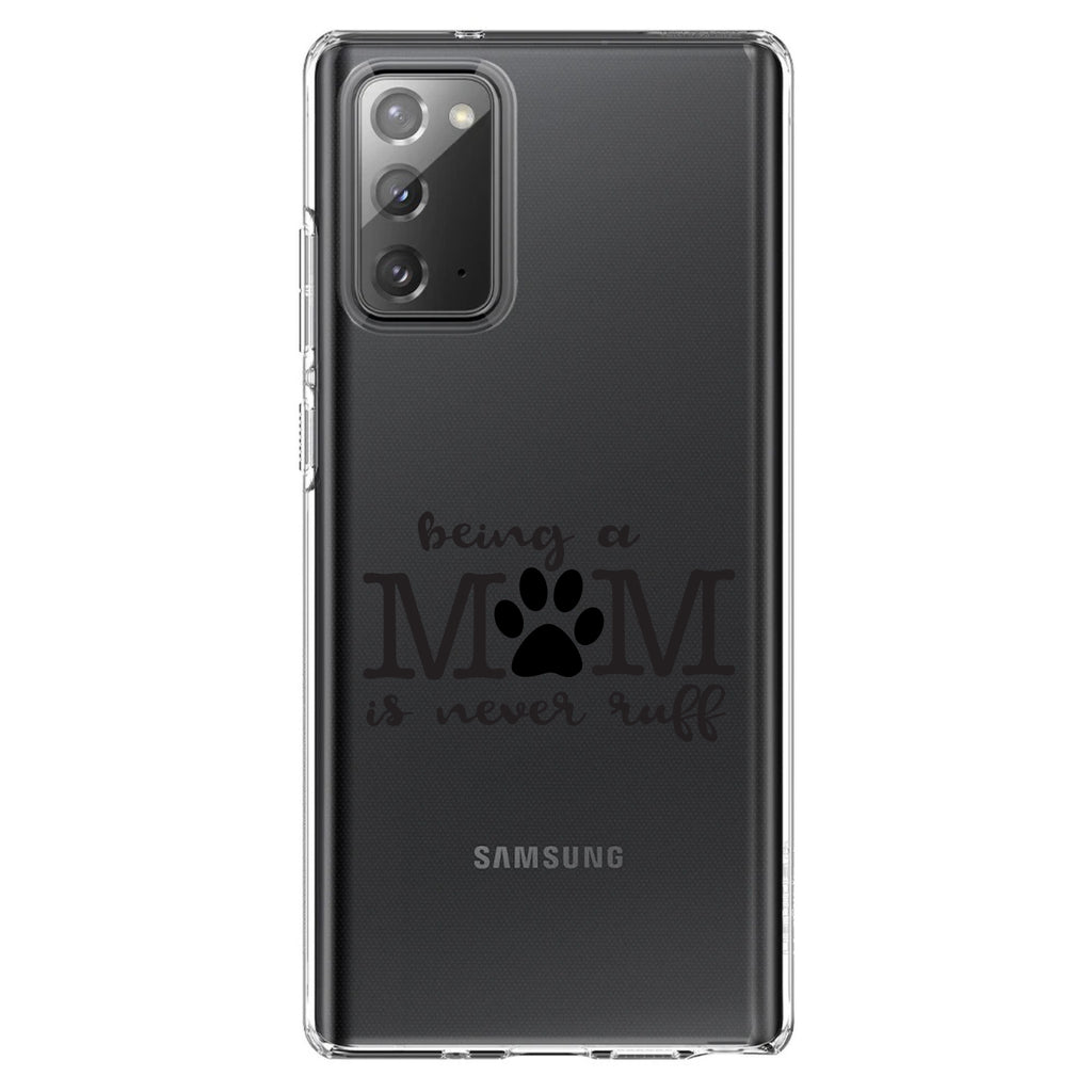 Being a Mom is Never Ruff Clear Shockproof iPhone Case, view 7