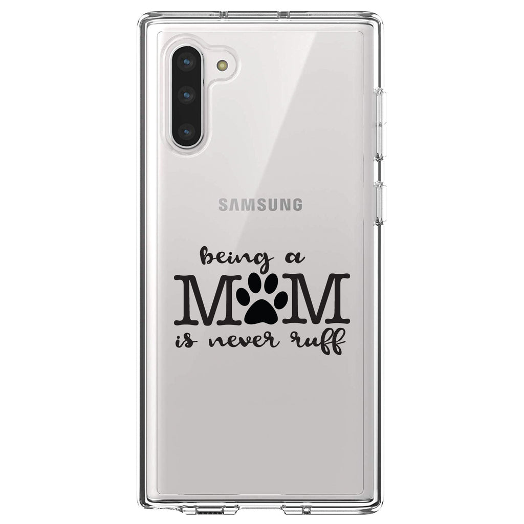 Being a Mom is Never Ruff Clear Shockproof iPhone Case, view 9