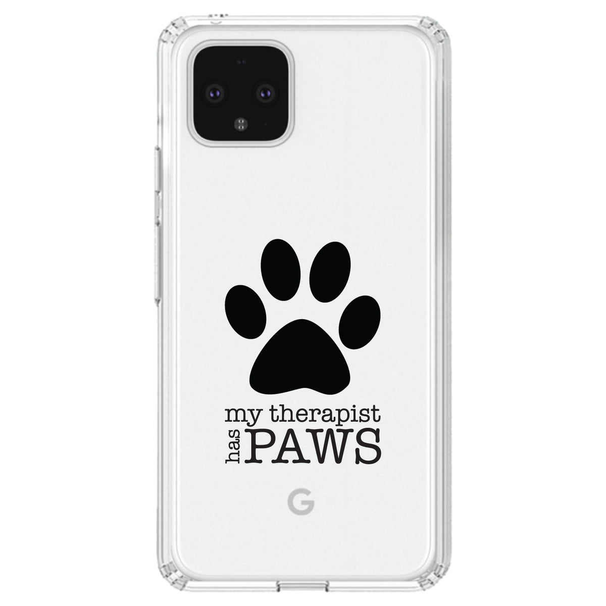 My Therapist Has Paws Clear Shockproof iPhone Case, view 24
