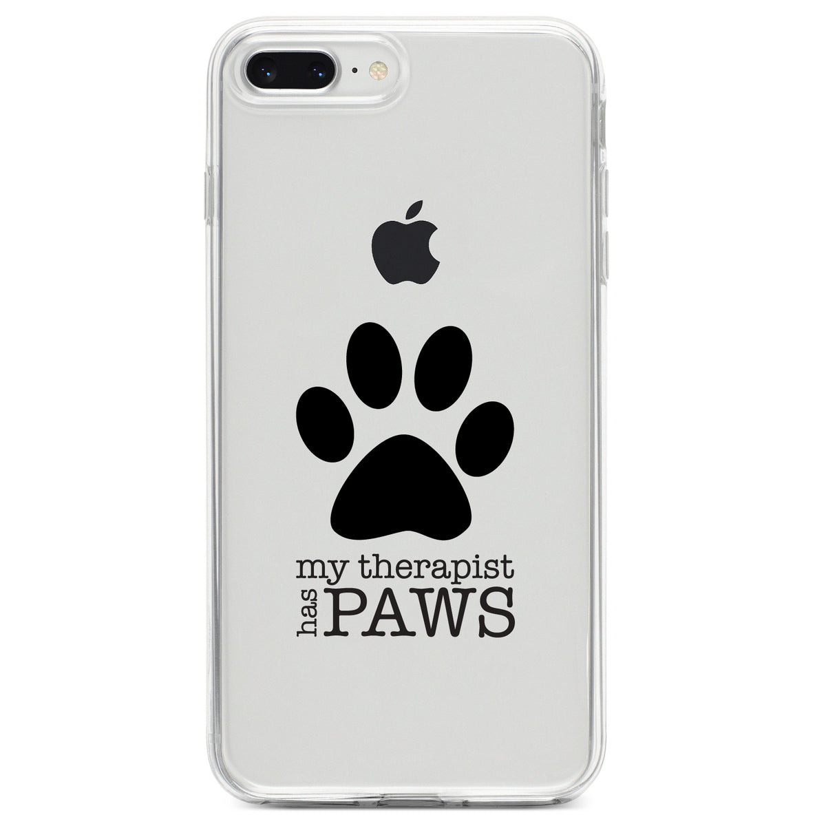 My Therapist Has Paws Clear Shockproof iPhone Case, view 6