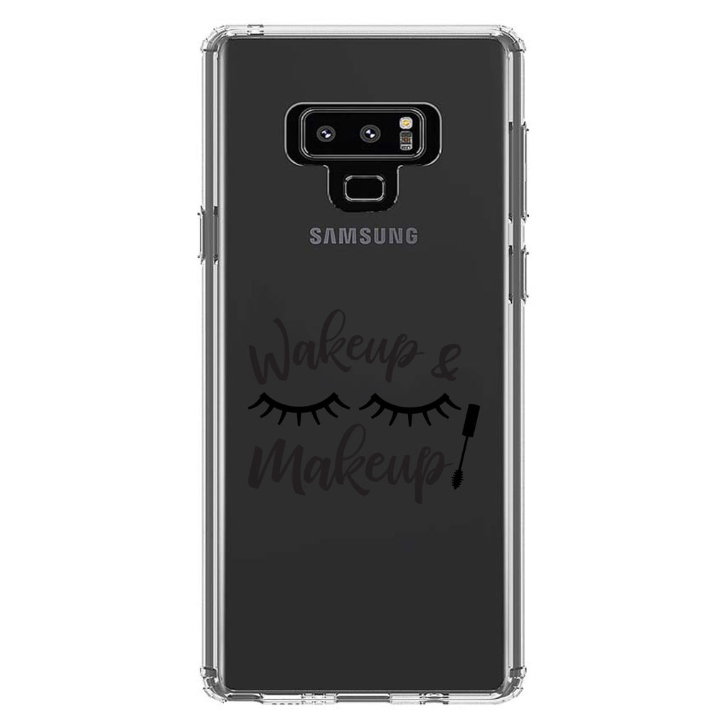 Wake Up & Makeup, Eye Lashes Clear Shockproof iPhone Case, view 11