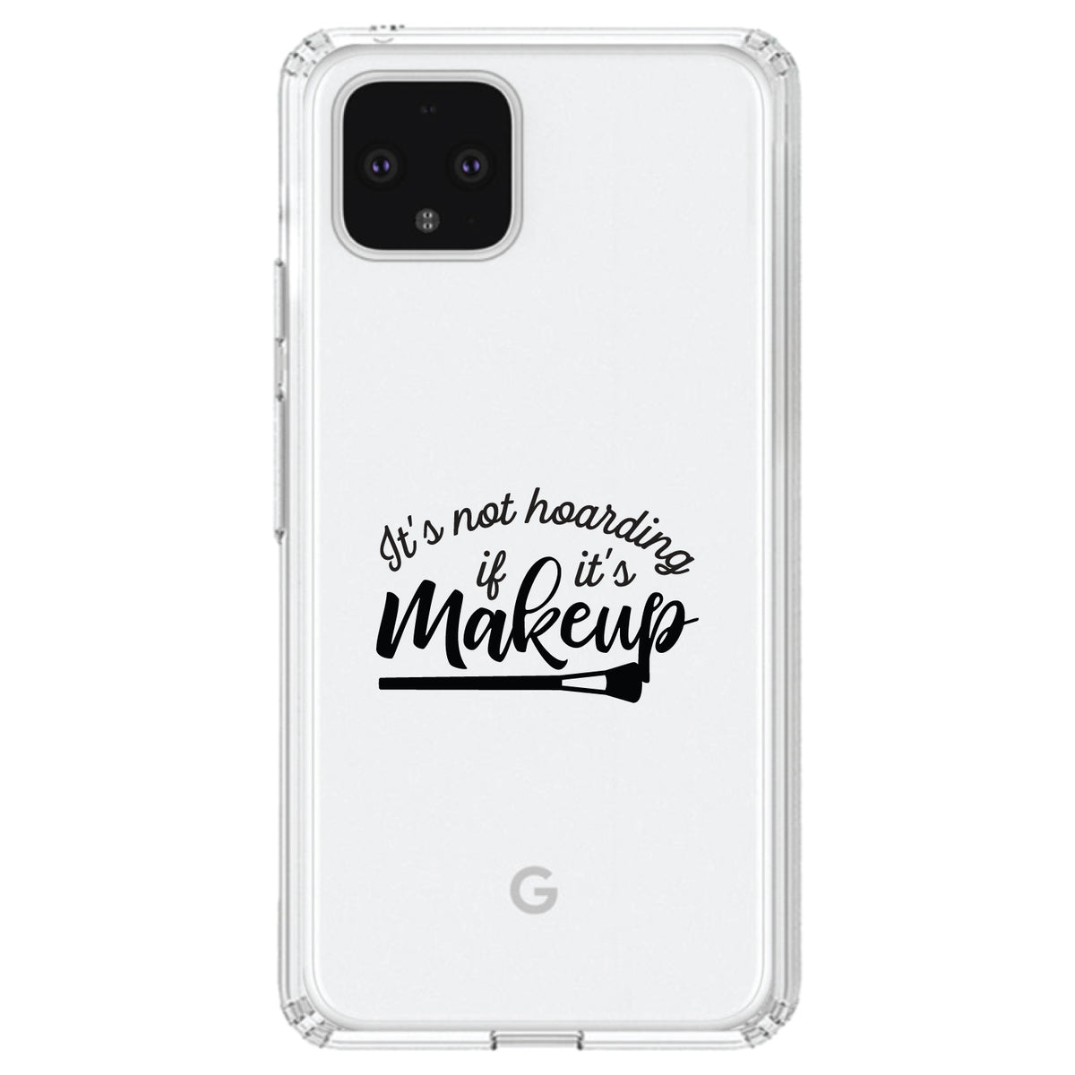It's Not Hoarding If It's Makeup Clear Shockproof iPhone Case, view 24