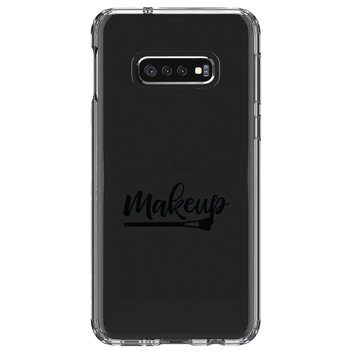 It's Not Hoarding If It's Makeup Clear Shockproof iPhone Case, view 18