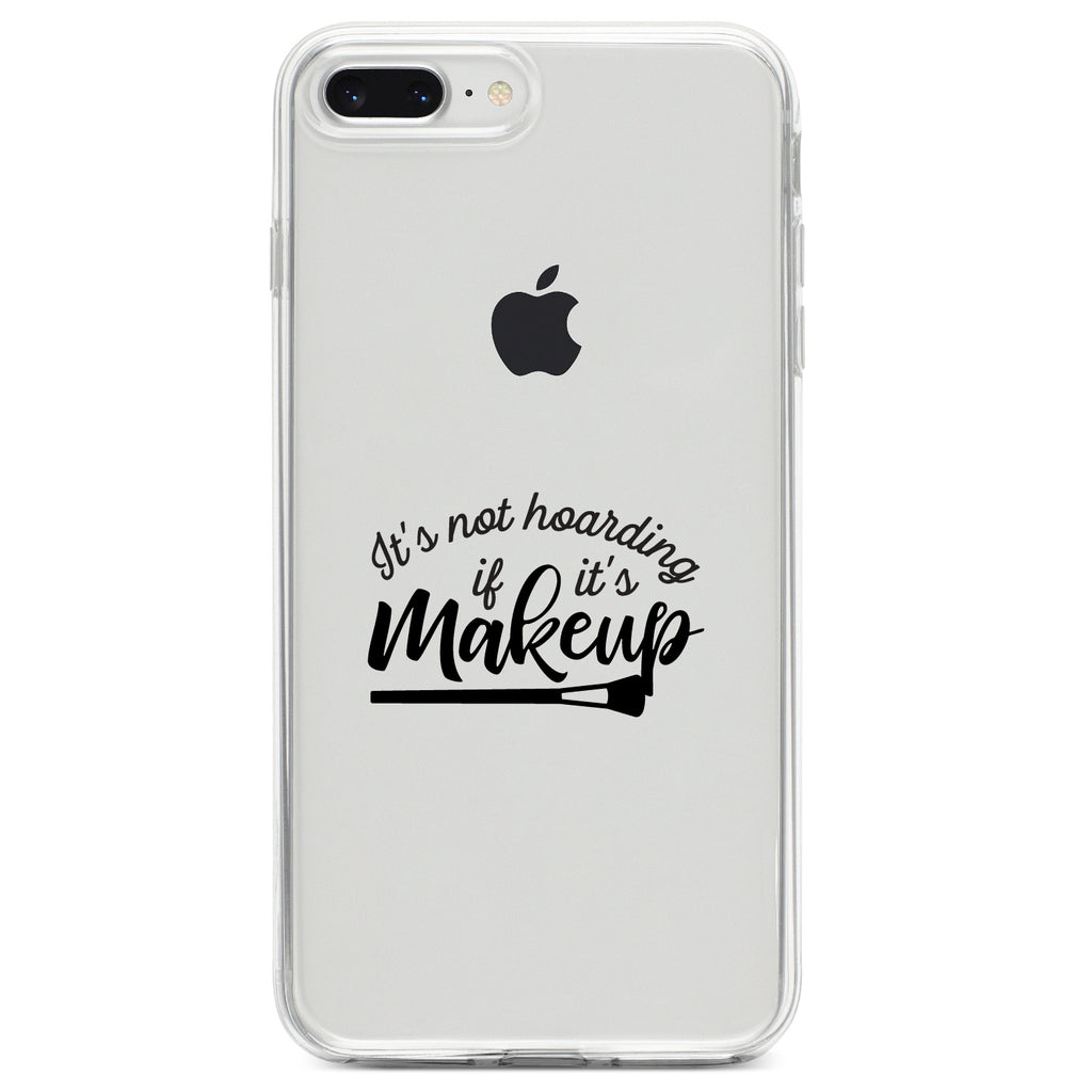 It's Not Hoarding If It's Makeup Clear Shockproof iPhone Case, view 6