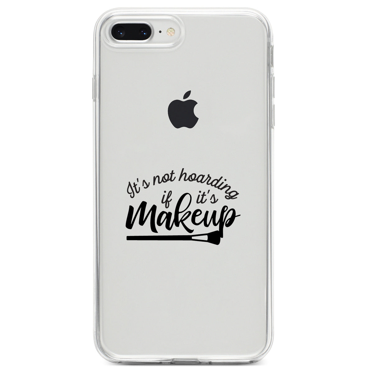 It's Not Hoarding If It's Makeup Clear Shockproof iPhone Case, view 6