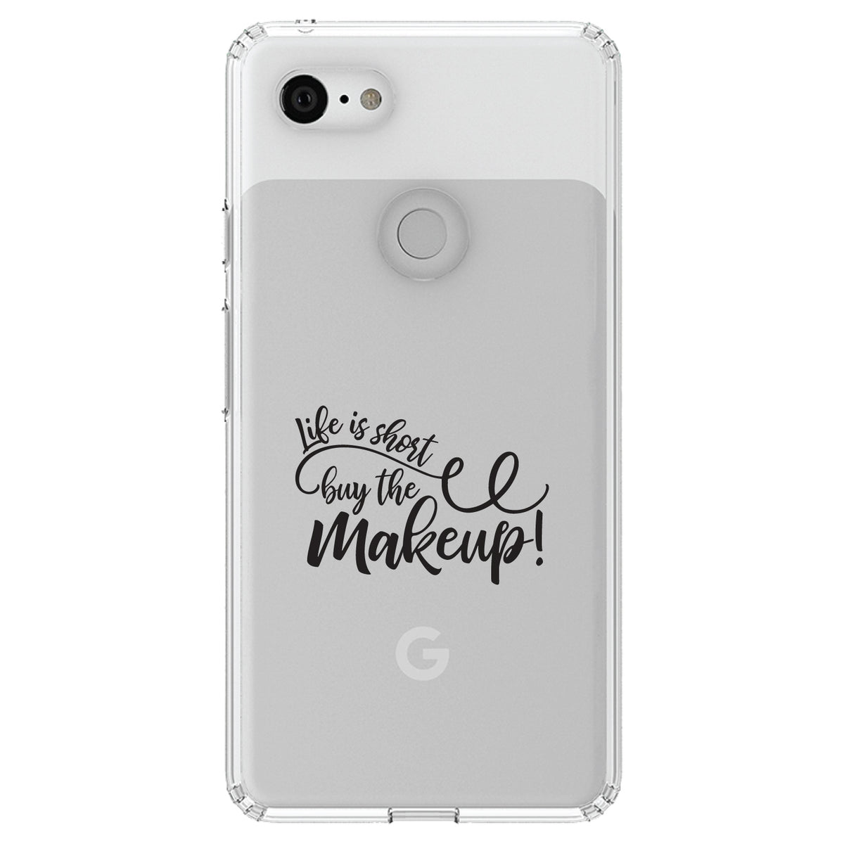 Life is Short, Buy the Makeup Clear Shockproof iPhone Case, view 22
