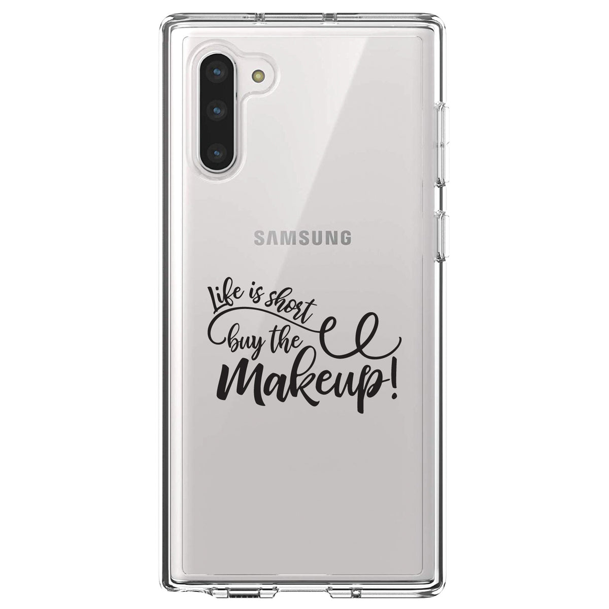 Life is Short, Buy the Makeup Clear Shockproof iPhone Case, view 9