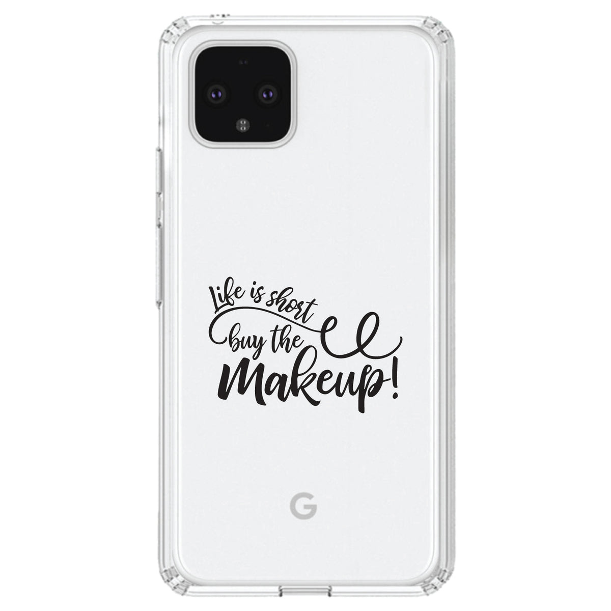 Life is Short, Buy the Makeup Clear Shockproof iPhone Case, view 24