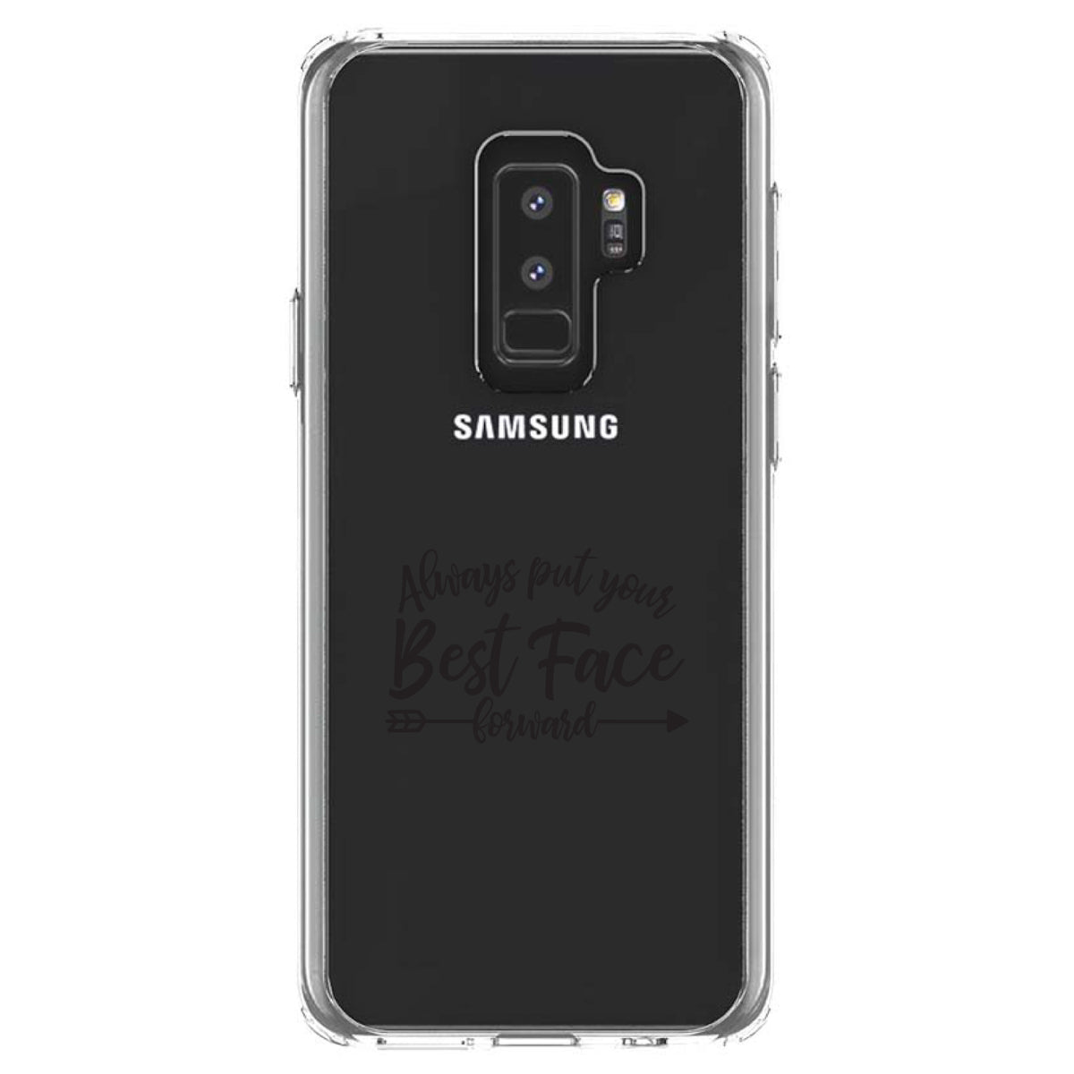Always Put Your Best Face Forward Clear Shockproof iPhone Case, view 20
