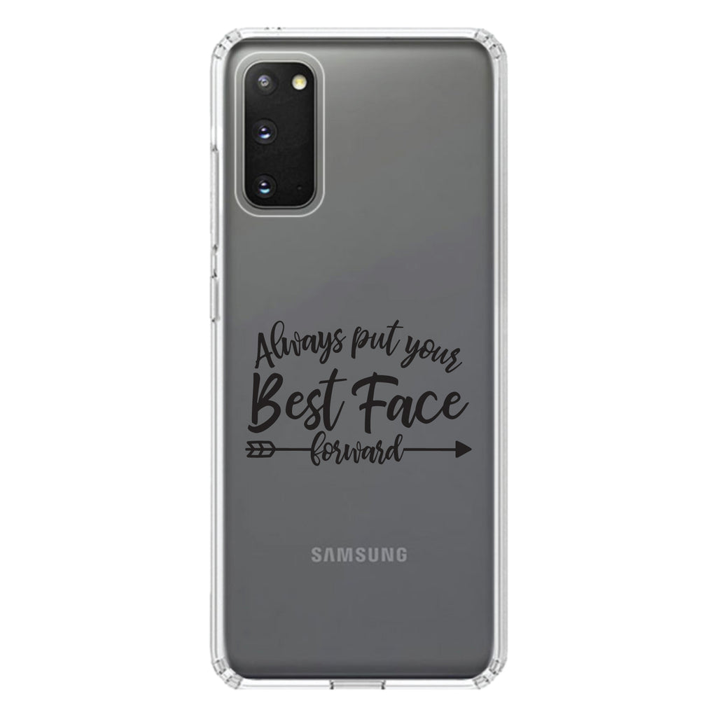 Always Put Your Best Face Forward Clear Shockproof iPhone Case, view 13