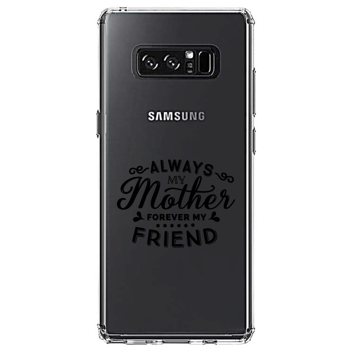 Always My Mother, Forever My Friend Clear Shockproof iPhone Case, view 12
