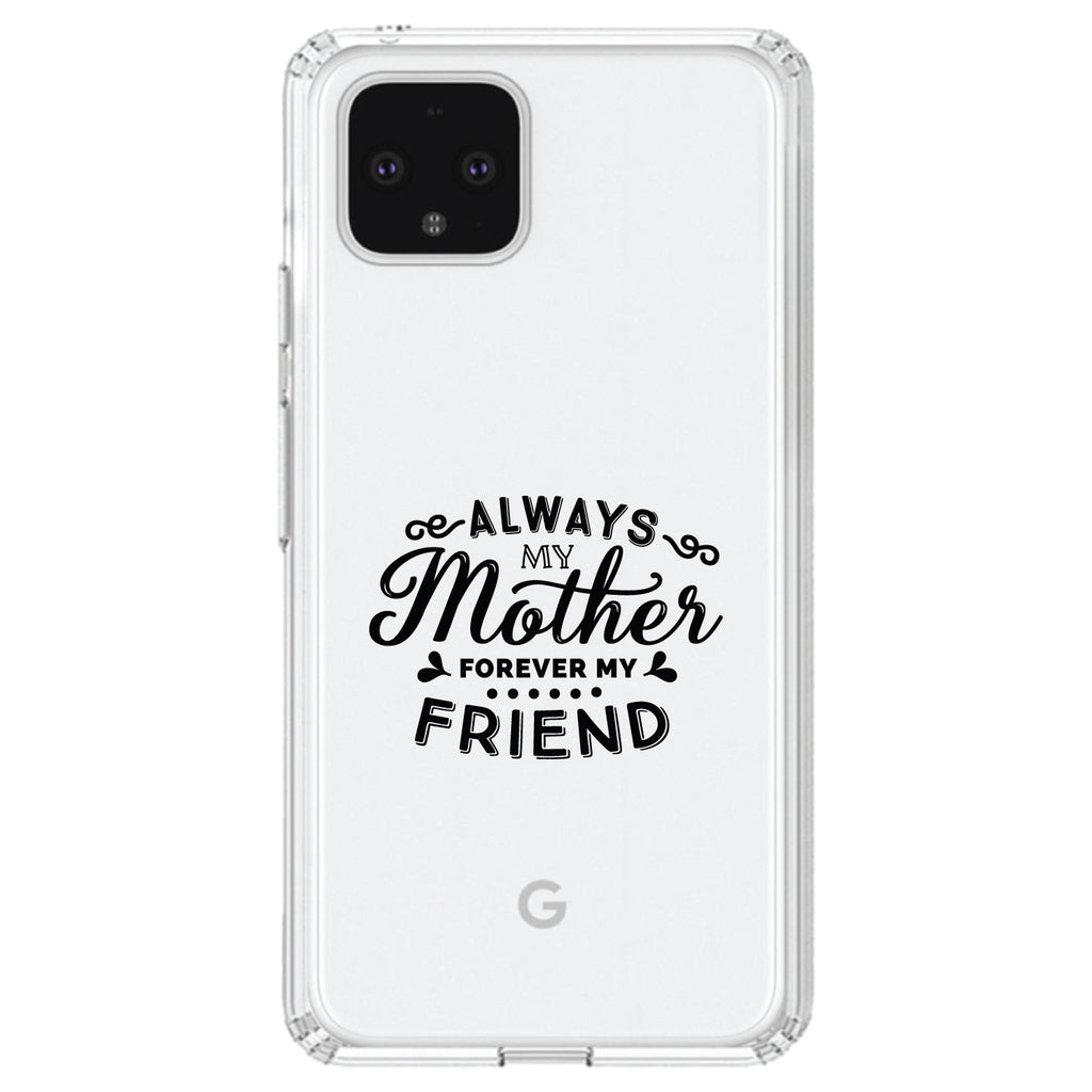 Always My Mother, Forever My Friend Clear Shockproof iPhone Case, view 24