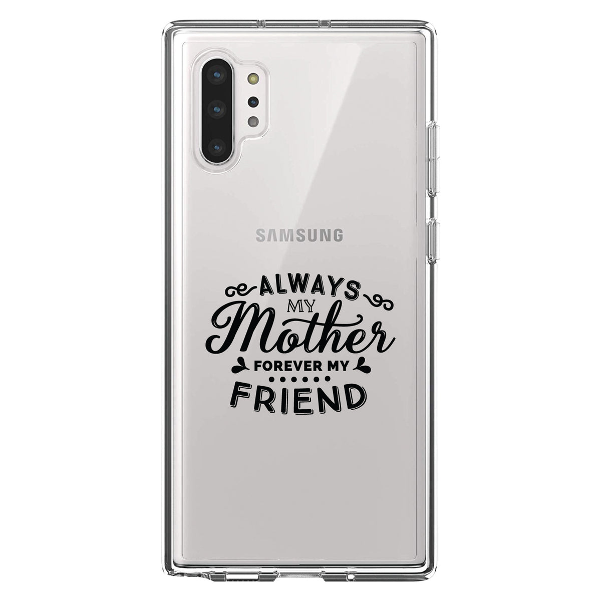 Always My Mother, Forever My Friend Clear Shockproof iPhone Case, view 10