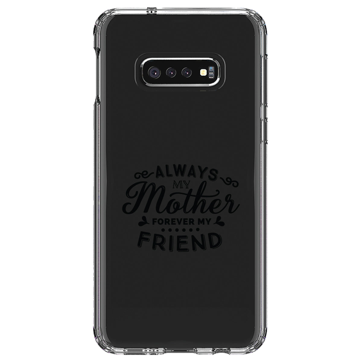Always My Mother, Forever My Friend Clear Shockproof iPhone Case, view 18