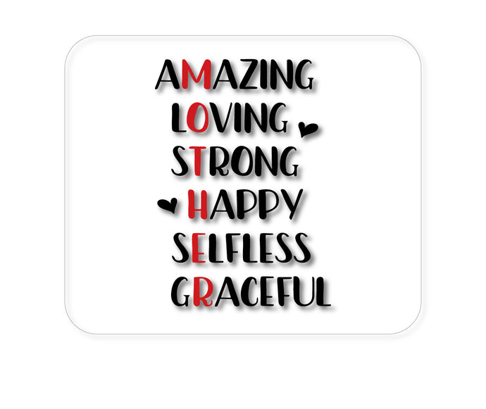 DistinctInk Custom Foam Rubber Mouse Pad - 1/4