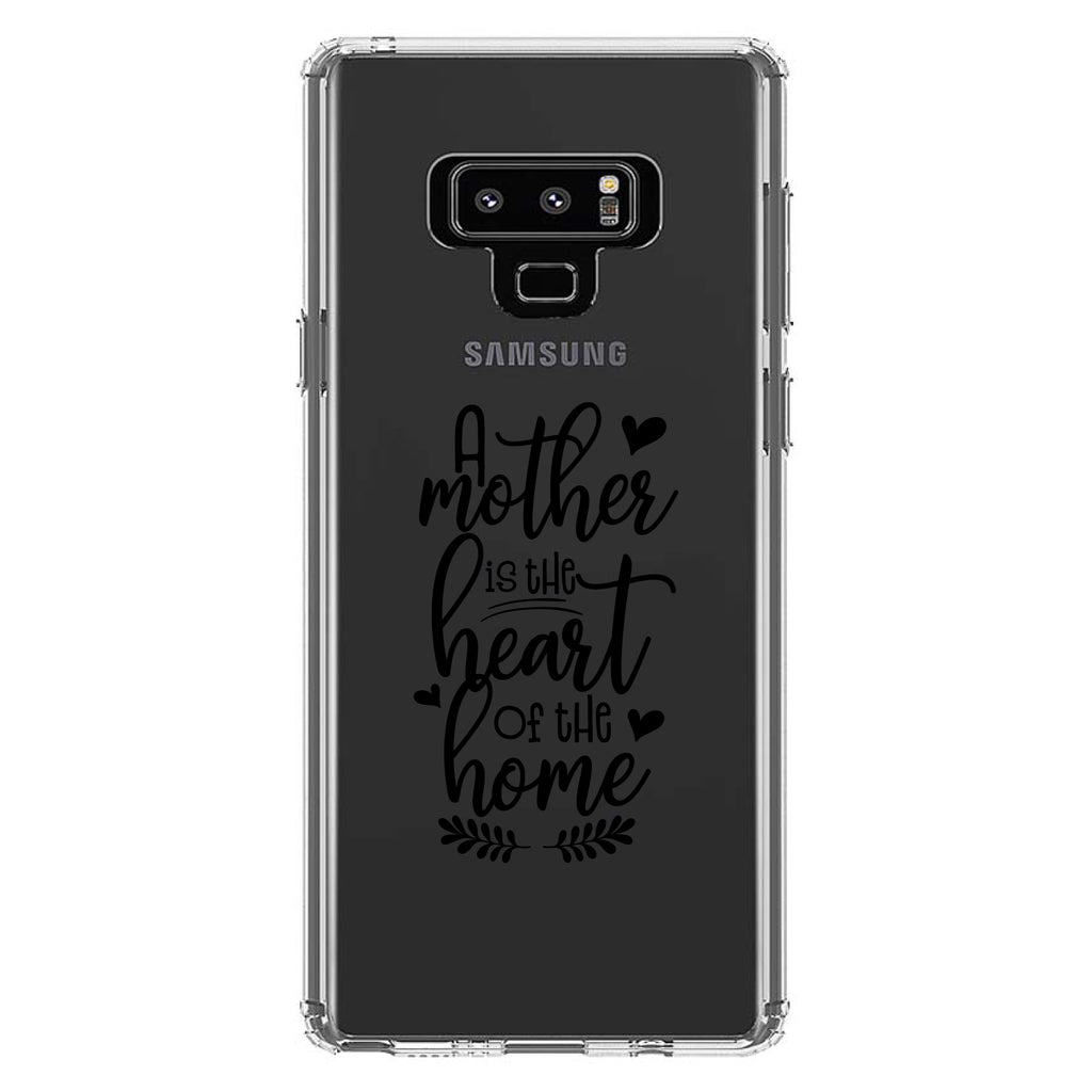 A Mother is the Heart of the Home Clear Shockproof iPhone Case, view 11