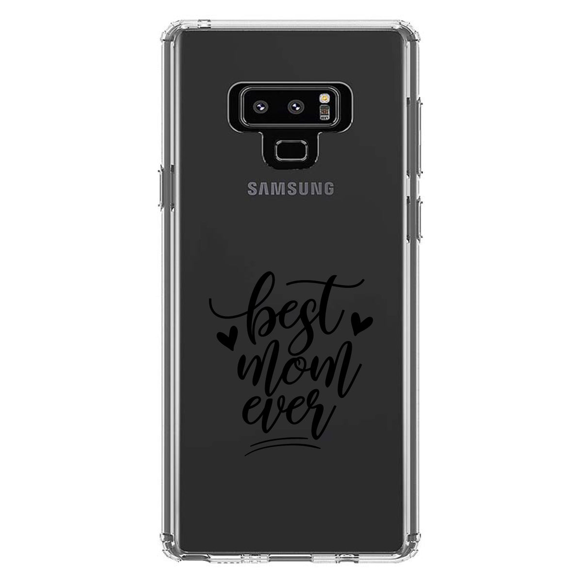 Best Mom Ever, Hearts Clear Shockproof iPhone Case, view 11