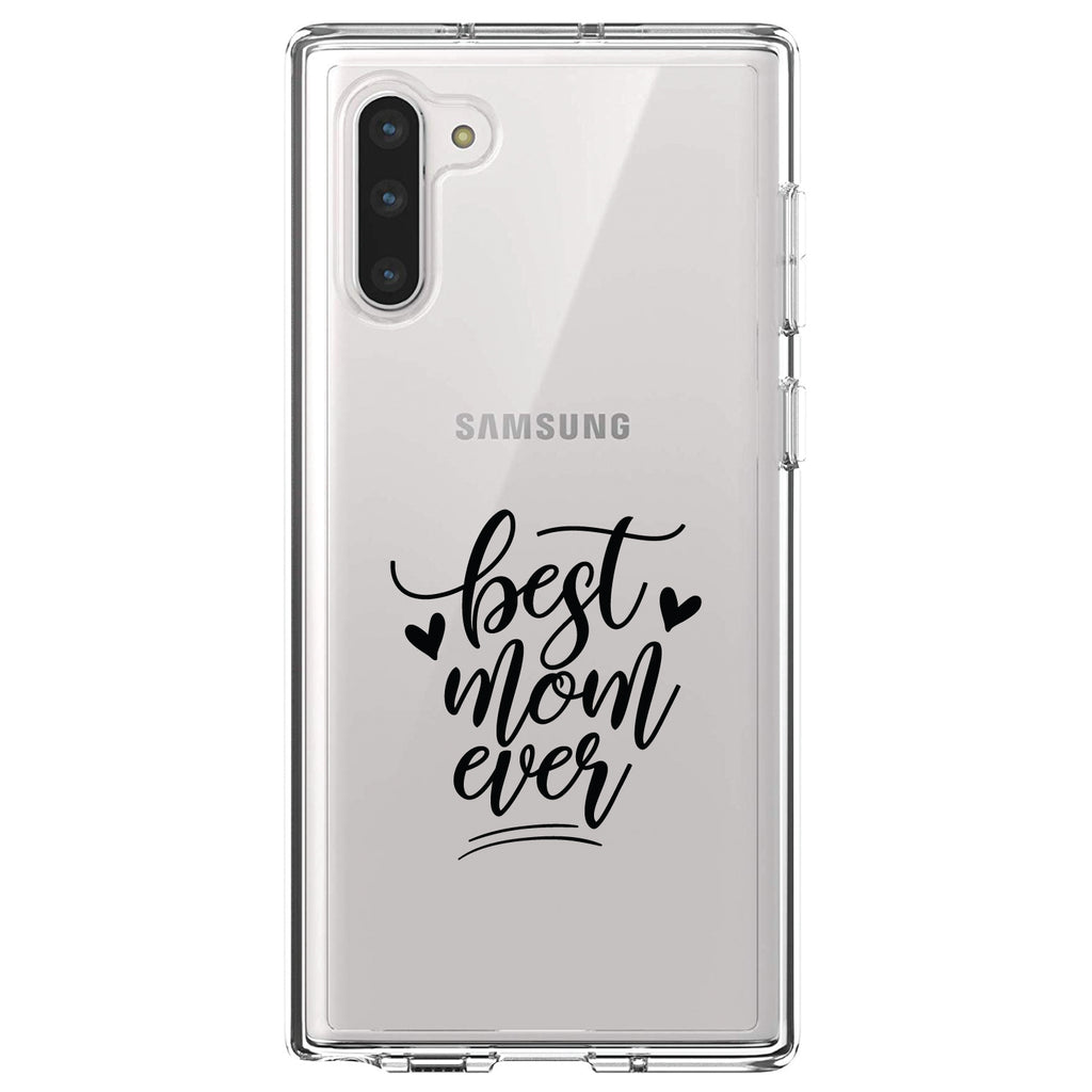 Best Mom Ever, Hearts Clear Shockproof iPhone Case, view 9